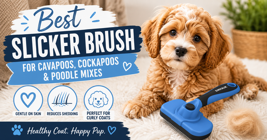 Best Slicker Brush for Cavapoos, Cockapoos & Poodle Mixes
