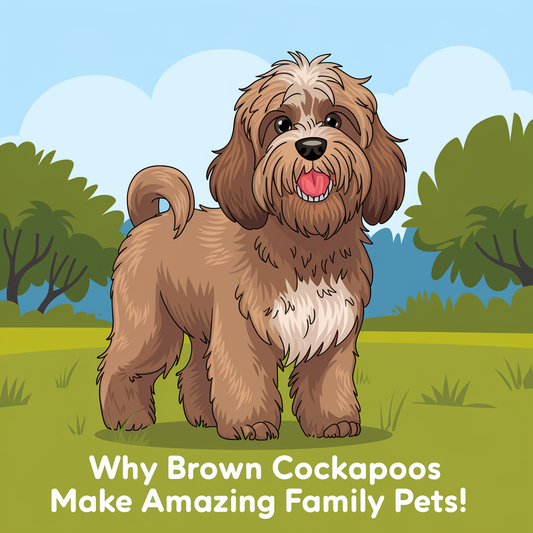 Brown Cockapoo Puppies Make Awesome Family Pets