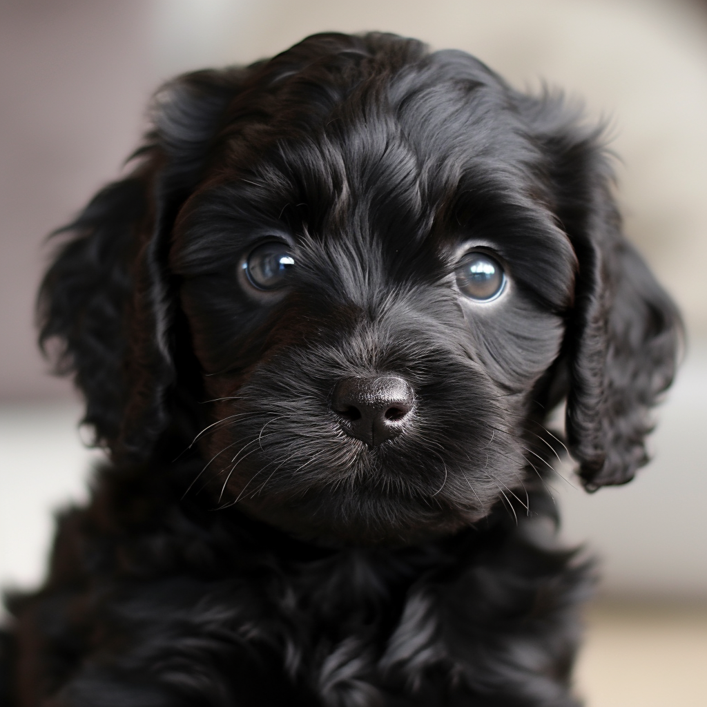Zwarte Cockapoo Puppy 9 Week Cockapoo | Cute Baby Animals, Cute Dogs,