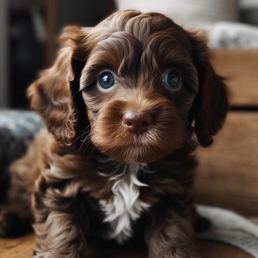 Brown Cockapoo Puppies: A Blend of Warmth and Affection